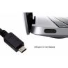 Cable USB 3.0 a Tipo C 3.1 compatible con Apple Macbook Carga y transferencia 60W 1m Negro