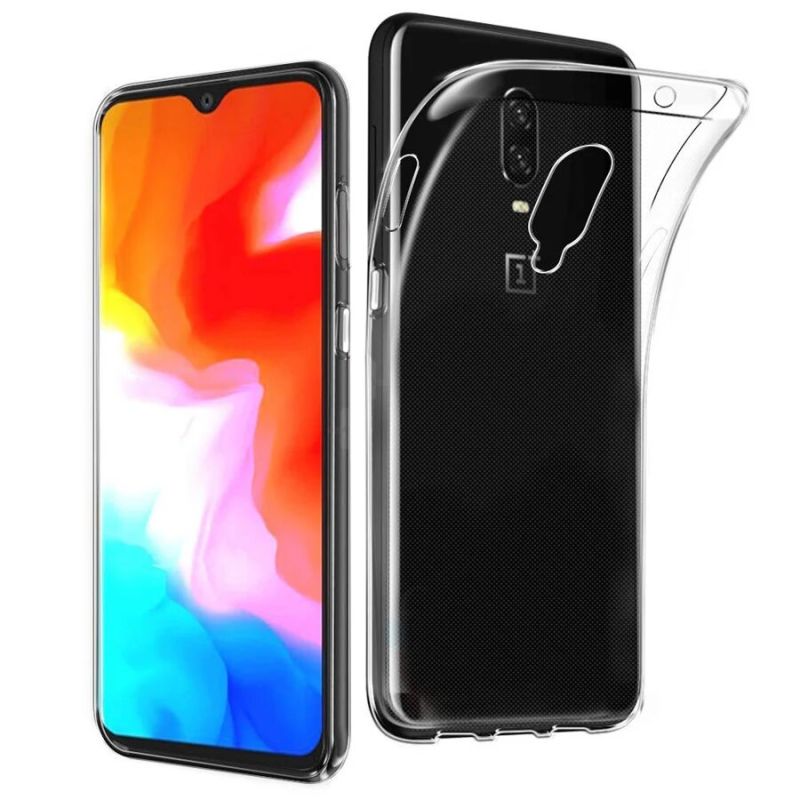 Funda compatible con ONEPLUS 6T Silicona transparente flexible