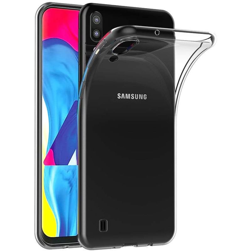 Funda compatible con SAMSUNG GALAXY M10 2019 * Silicona transparente flexible * Protección simple y funcional