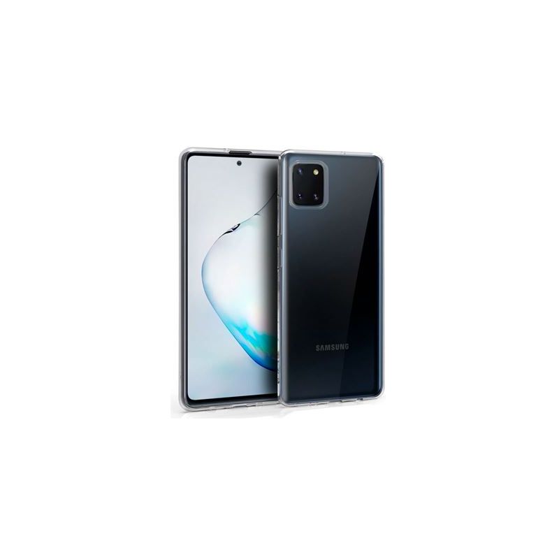 COOL Funda compatible con SAMSUNG GALAXY NOTE 10 LITE / A81 * Silicona transparente flexible * Suave y resistente