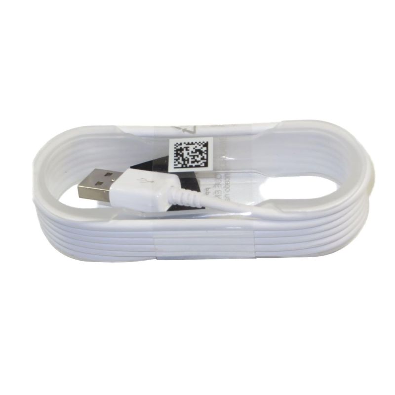 SAMSUNG Cable USB macho a Micro USB macho ECB-DU4EWE Carga y transferencia 1.5m Original Blanco