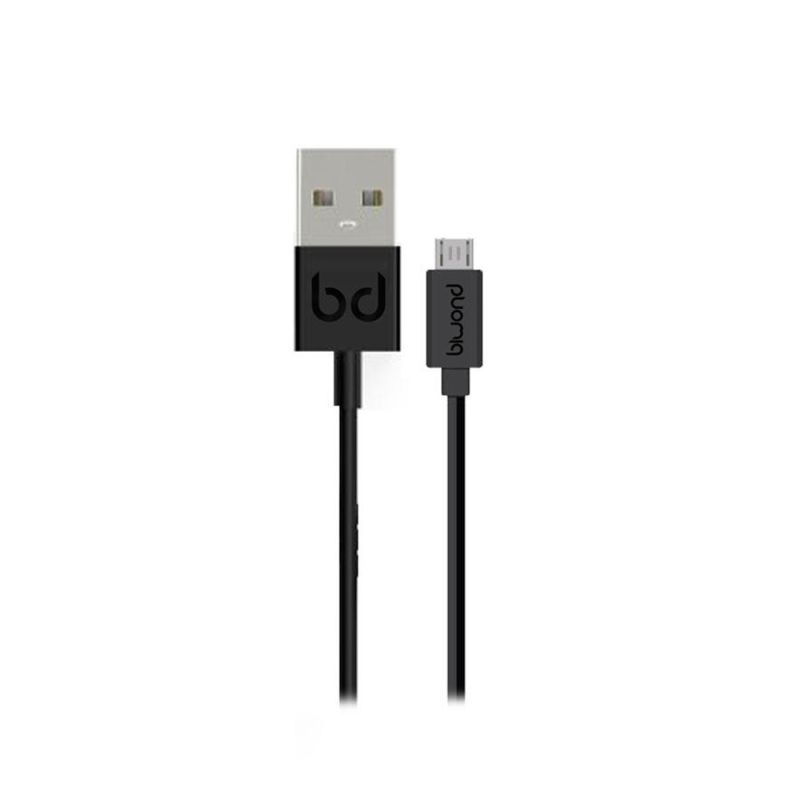 Cable USB macho a MICRO USB macho * Carga y transferencia de datos * 1m color negro