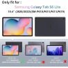Funda compatible con tablet SAMSUNG GALAXY S6 LITE 2020 2022 10.4'' P610 P613 P619 teclado bluetooth español letra Ñ - Azul