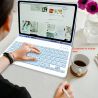 Funda compatible con tablet SAMSUNG GALAXY S6 LITE 2020 2022 10.4'' P610 P613 P619 teclado bluetooth español letra Ñ - Azul