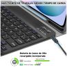 Funda compatible con tablet SAMSUNG GALAXY S6 LITE 2020 2022 10.4'' P610 P615 P619 teclado bluetooth español letra Ñ - Negra