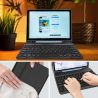 Funda compatible con tablet SAMSUNG GALAXY S6 LITE 2020 2022 10.4'' P610 P615 P619 teclado bluetooth español letra Ñ - Negra