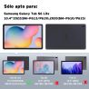 Funda compatible con tablet SAMSUNG GALAXY S6 LITE 2020 2022 10.4'' P610 P615 P619 teclado bluetooth español letra Ñ - Negra