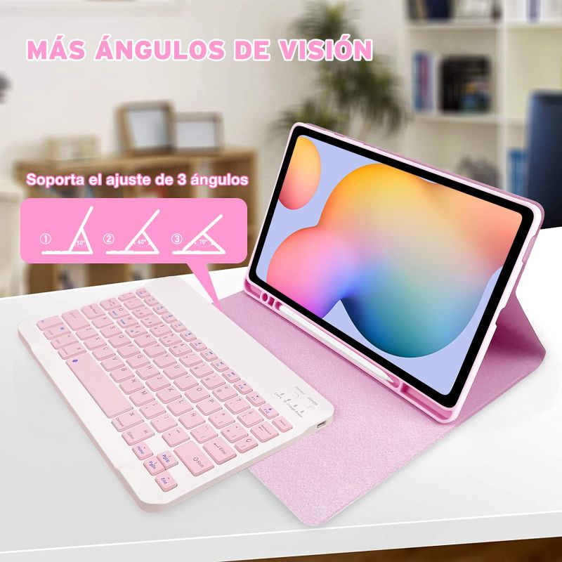 Funda Samsung Galaxy Tab S6 Lite 10.4 P610 P615 P613 teclado