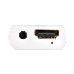 Adaptador WII2HDMI convertidor de Wii a HDMI 🎮 salida 720p / 1080p FullHD ⋆ audio 3.5 mm ⋆ compacto ⋆ color blanco