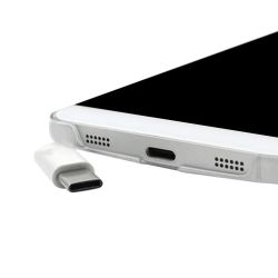Adaptador MICRO USB hembra a TIPO C macho Compatible - Negro USB-C