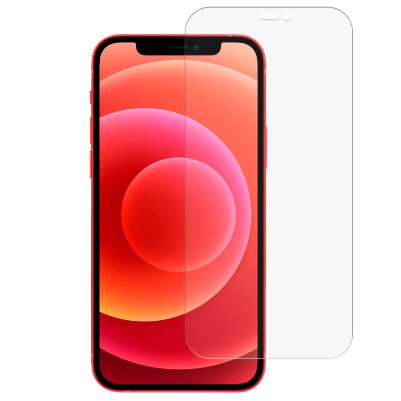 Protector de pantalla compatible con IPHONE 13 MINI Cristal templado plano dureza 9H ultra claro