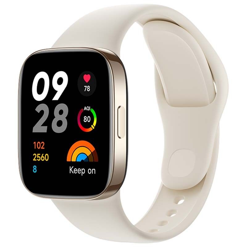 XIAOMI Redmi Watch 3 Blanco - Reloj inteligente Smartwatch - 121 modos deportivos  SpO2 - Control estrés Ejercicios respiración