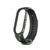 Correa compatible con XIAOMI MI BAND 3 / MI BAND 4 de silicona Estampado camuflaje Verde militar