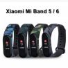 Correa compatible con XIAOMI MI BAND 5 / 6 de silicona Estampado - Gris negro pixelada