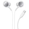 SAMSUNG Auriculares cable tipo C USB C Manos libres Tuned by AKG EO-IG955 originales Blanco