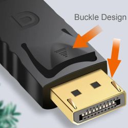 Cable adaptador DisplayPort macho DP a HDMI 4K / 1080P hembra 18cm - Imagen nítida para PC monitor o TV