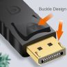 Cable adaptador DisplayPort macho DP a HDMI 4K / 1080P hembra 18cm - Imagen nítida para PC monitor o TV