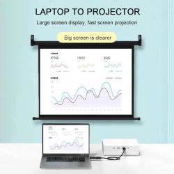 Cable adaptador DisplayPort macho DP a HDMI 4K / 1080P hembra 18cm - Imagen nítida para PC monitor o TV