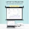 Cable adaptador DisplayPort macho DP a HDMI 4K / 1080P hembra 18cm - Imagen nítida para PC monitor o TV