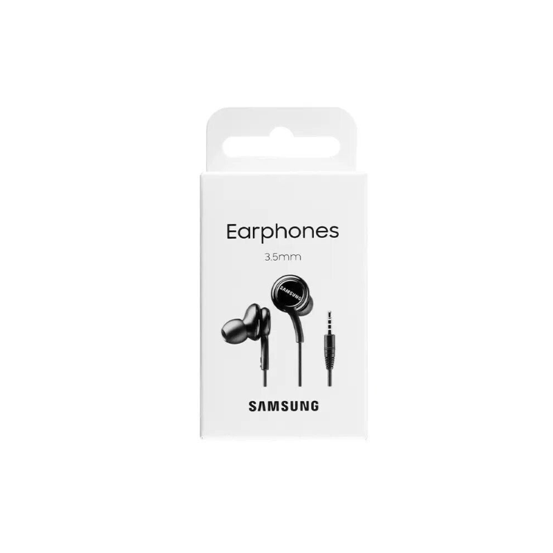 Auriculares Samsung original EO-IA500 con control de volumen y micrófono Manos libres Cable jack 3.5mm Negro