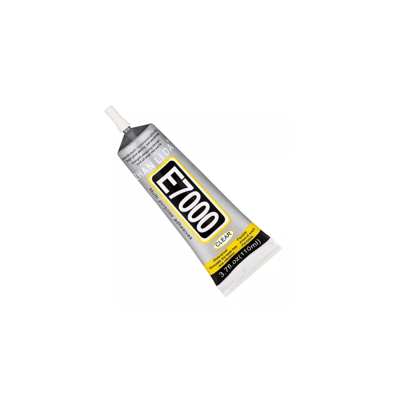 Pegamento E-7000 transparente Adhesivo cola extrafuerte 110 ml - Resistente  al agua y temperaturas extremas - Reparación