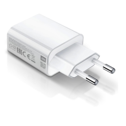 XIAOMI original Cargador adaptador de red pared USB MDY-09-EW Carga super rápida turbo 2A 10W Blanco