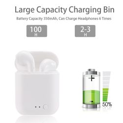 Auriculares inalámbricos Bluetooth 5.0 TWS i12 con caja de carga Verde