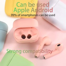 Auriculares inalámbricos Bluetooth 5.0 TWS i12 con caja de carga Verde