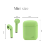 Auriculares inalámbricos Bluetooth 5.0 TWS i12 con caja de carga Verde