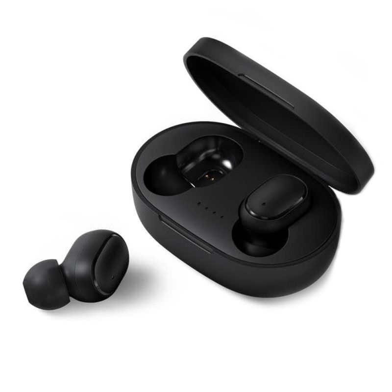 Auriculares inalámbricos Bluetooth 5.0 A6S con caja de carga Negro