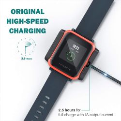 Cable cargador USB para AMAZFIT BIP S / 1S / A1805 / A1916 ⋆ Base de carga para smartwatch ⋆ Carga rápida y segura ⚡⌚
