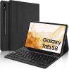 Funda compatible con tablet SAMSUNG GALAXY TAB S8 2022 / S7 2020 11'' Con teclado bluetooth español soporte Cuero sintético