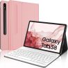Funda compatible con tablet SAMSUNG GALAXY TAB S8 2022 / S7 2020 11'' Con teclado bluetooth español soporte Cuero sintético