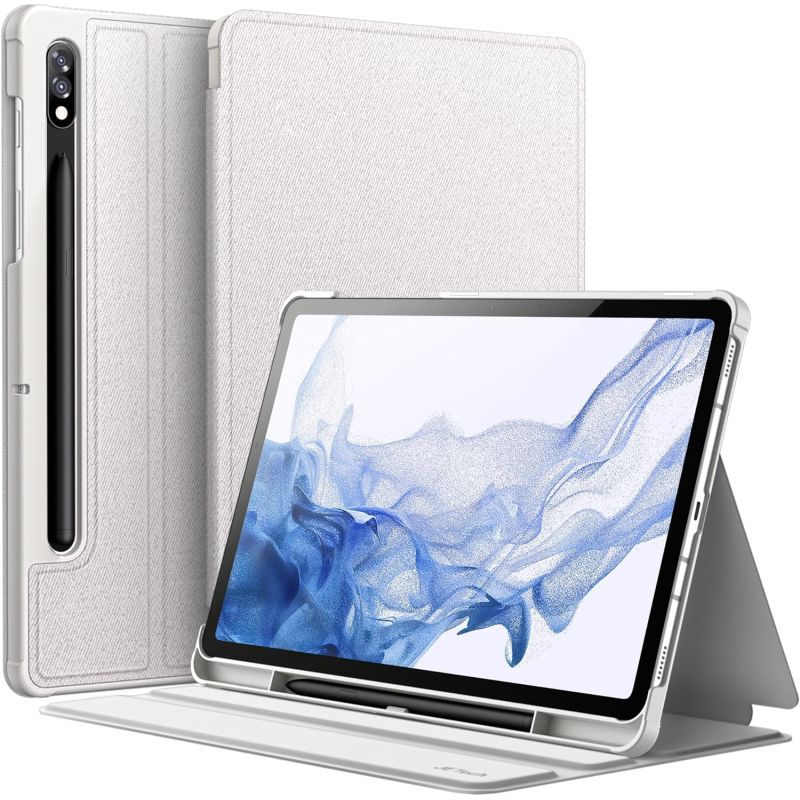 Funda compatible con tablet SAMSUNG GALAXY TAB S8 2022 / S7 2020 11'' Smart cover soporte lápiz Cuero sintético