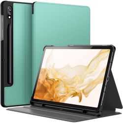 Funda compatible con tablet SAMSUNG GALAXY TAB S8 2022 / S7 2020 11'' Smart cover soporte lápiz Cuero sintético