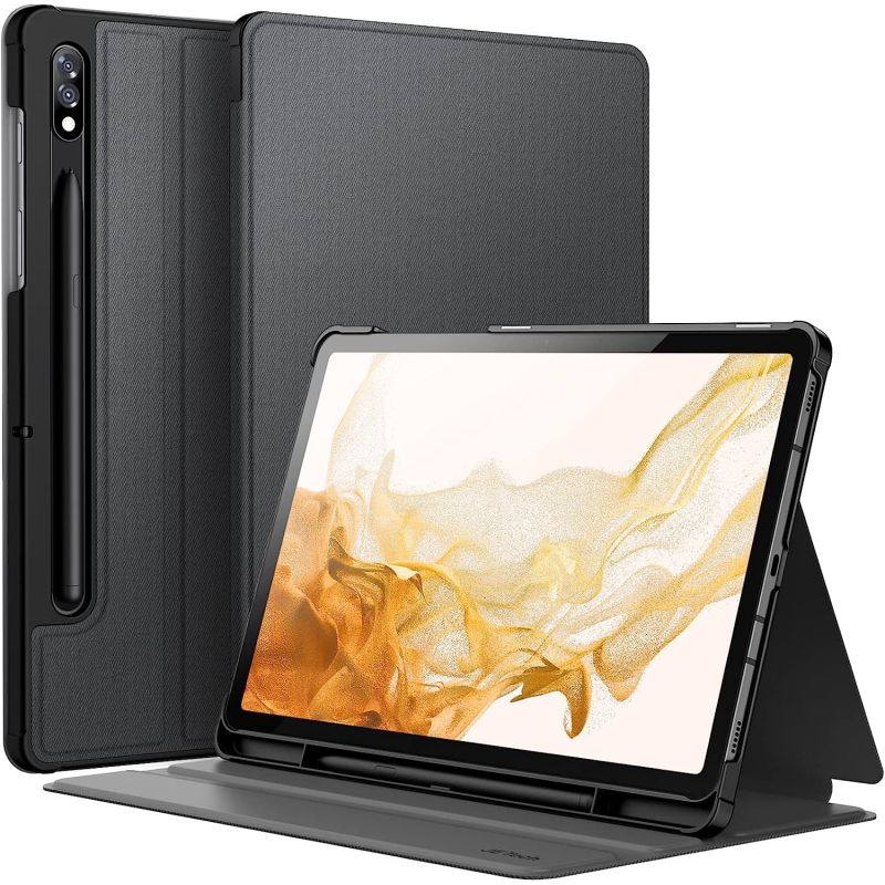 Funda compatible con tablet SAMSUNG GALAXY TAB S8 2022 / S7 2020 11'' Smart cover soporte lápiz Cuero sintético