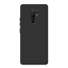 COOL Funda compatible con XIAOMI REDMI 9 Silicona flexible suave lisa negra
