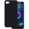 Funda compatible con HTC DESIRE 12 Silicona flexible suave lisa Negra