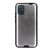 Funda compatible con SAMSUNG GALAXY J7 2017 Metálica semi-rígida Plata