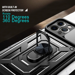 Funda compatible con XIAOMI REDMI 9T Soporte anilla magnética tapa cámara deslizante azul