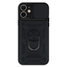 Funda compatible con XIAOMI REDMI 9T Soporte anilla magnética tapa cámara deslizante azul