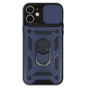 Funda compatible con XIAOMI REDMI 9T Soporte anilla magnética tapa cámara deslizante azul