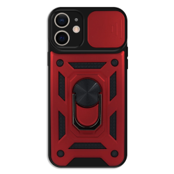 Funda compatible con XIAOMI REDMI 9T Soporte anilla magnética tapa cámara deslizante azul
