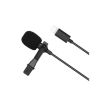 Micrófono de solapa con pinza clip ⋆ Conector USB-C para PC, móvil, tablet y portátil ⋆ Grabaciones claras y nítidas