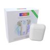 TWS I18 Auriculares inalámbricos con bluetooth 5.0 manos libres Android IOS etc... Caja de carga Blanco
