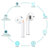 TWS I18 Auriculares inalámbricos con bluetooth 5.0 manos libres Android IOS etc... Caja de carga Blanco