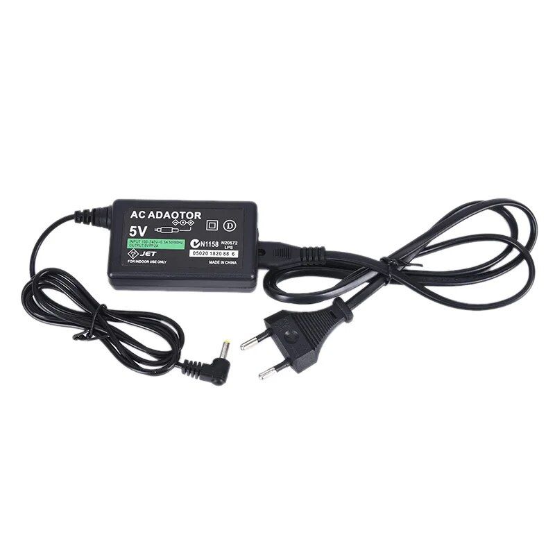 Cargador de red compatible con PSP 1000 / 2000 / 3000 ⋆ válido para modelos Slim y Fat ⋆ compacto y seguro