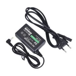 Cargador de red compatible con PSP 1000 / 2000 / 3000 ⋆ válido para modelos Slim y Fat ⋆ compacto y seguro