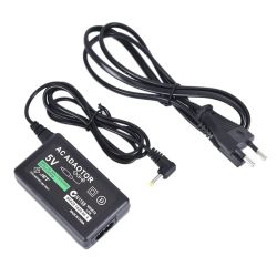 Cargador de red compatible con PSP 1000 / 2000 / 3000 ⋆ válido para modelos Slim y Fat ⋆ compacto y seguro