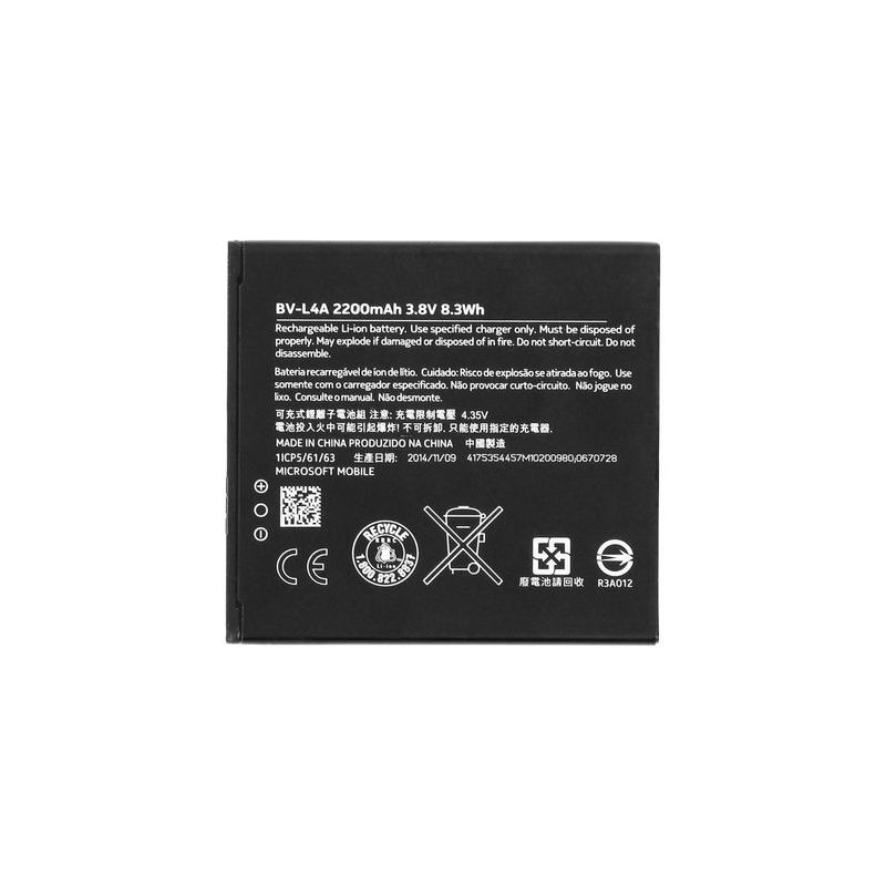 Bateria original Nokia Lumia 830 ⋆ BV-L4A  ⋆ 2200 mAh